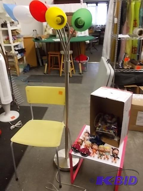 Box Lot of Bratz Dolls, Table, Chair, and Flo...