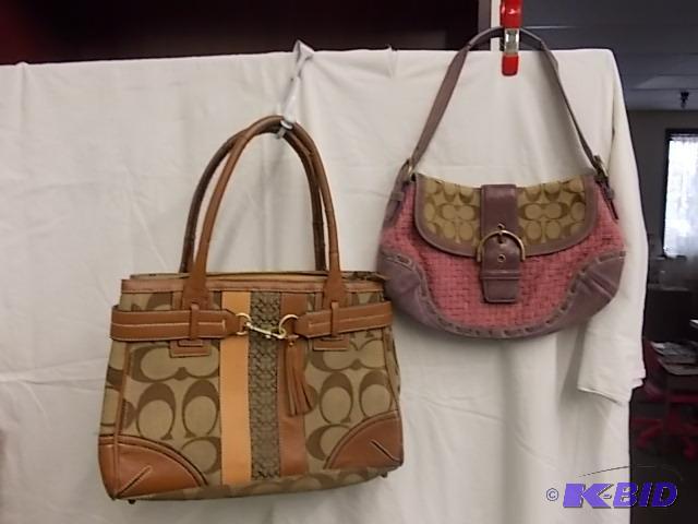 2 Coach() Handbags...