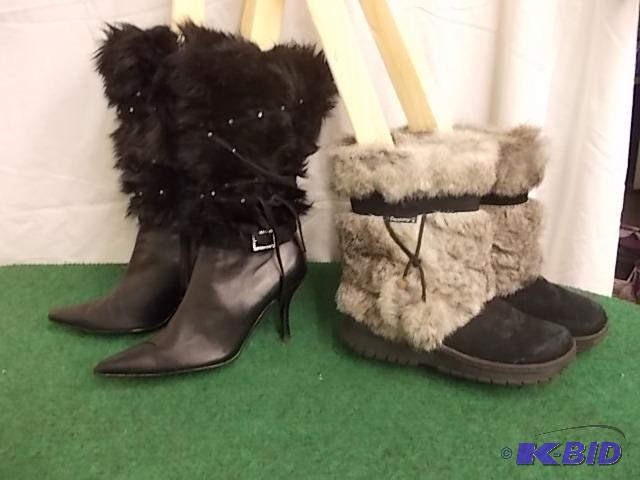 2 Pair of Boots Sz. 8...