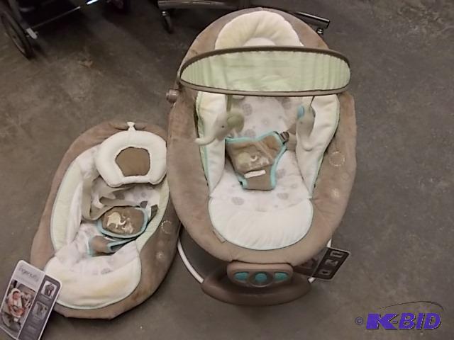 lot 3 image: Ingenuity&nbspGentle Automatic Bouncer ...