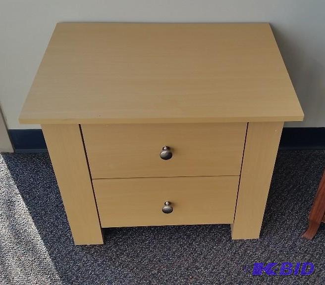 Alcove 2 drawer Nightstand  Maple.  New out of box assembled.