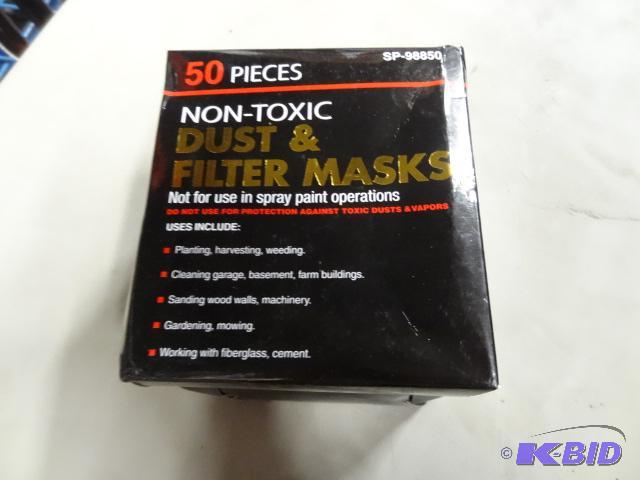 New box of Qty 50 dust and filter masks uses ...