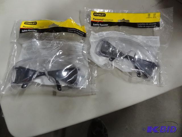 New Qty 5 Stanley Brand Clear oversized safet...