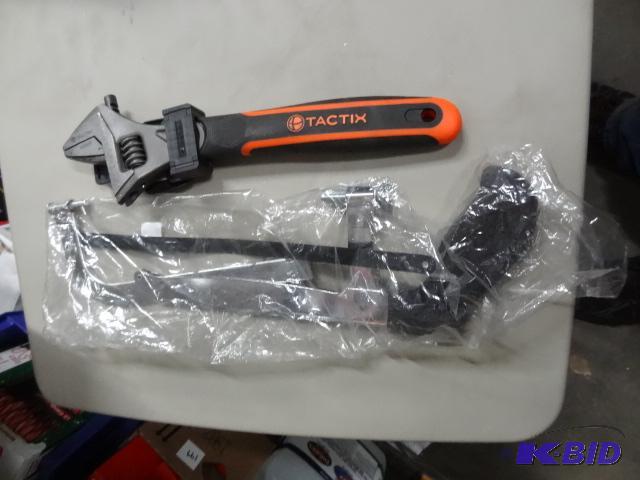 New 2 pc tool lot including 12 in adjustable ...