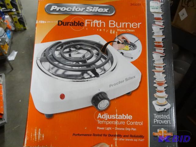 Used Proctor Silex brand durable 5th burner, ...