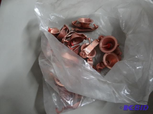 New lot approx 12 copper hangers...