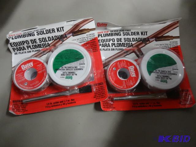 New lot qty 2 Oatey brand Safe Flo silver lea...