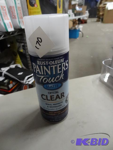 New qty 3 rustolium painters touch crystal cl...