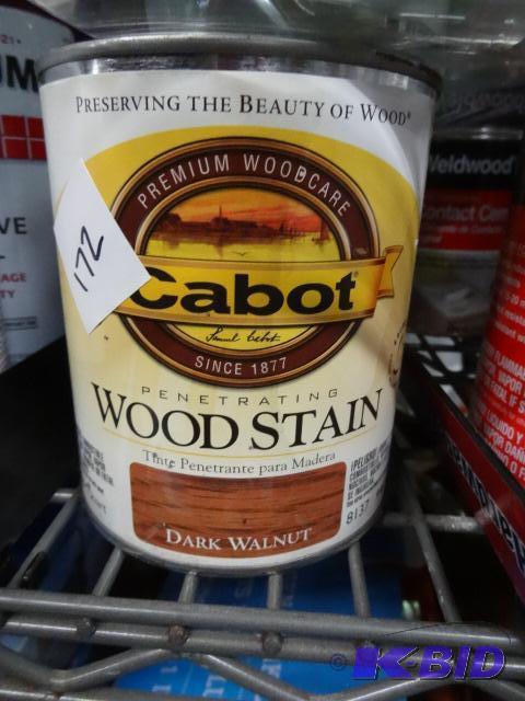New qty 3 Cabot brand dark walnut penatrative...