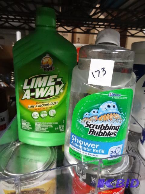 New cleaning lot including 34 oz scrubbing bu...
