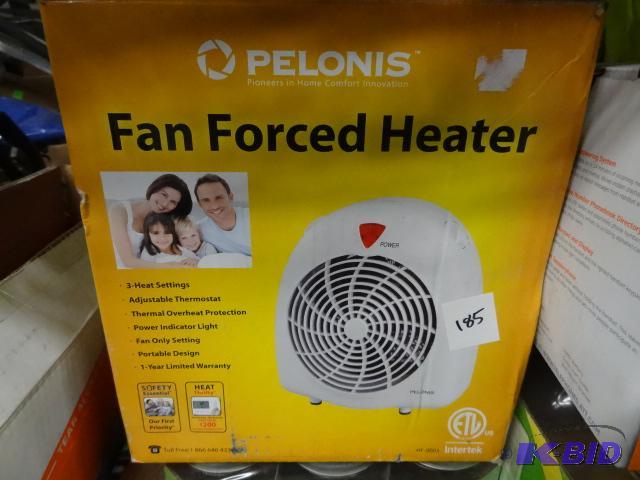 New Pelonis brand forced fan heater. 3 heat s...
