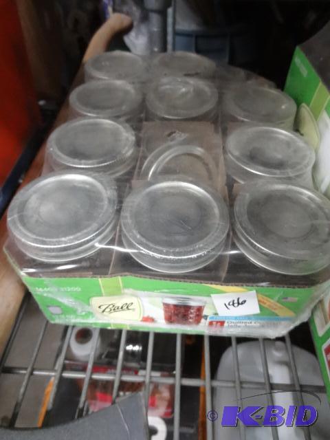 New qty 10 ball brand mason jars. Quilted cry...