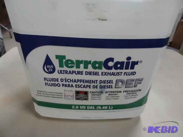 New jug of Terra Cair ultra pure diesel exhau...