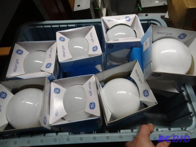 New quantity 7 GE brand large incandescent gl...