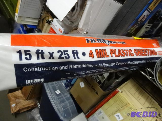 New Filmguard brand 15 ft x 25 ft 4 ml plasti...