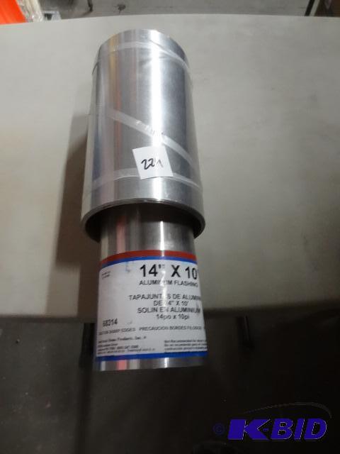 New 2 piece lot of metal flashing. 1 is 14 in...