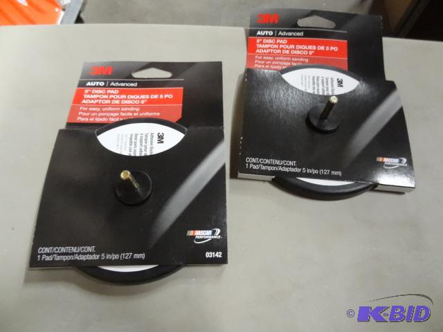 New qty 2 3M brand advanced auto 5 in disk pa...