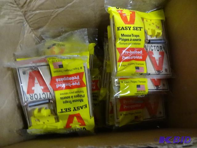 New qty 15 packs of Victor brand prebated eas...