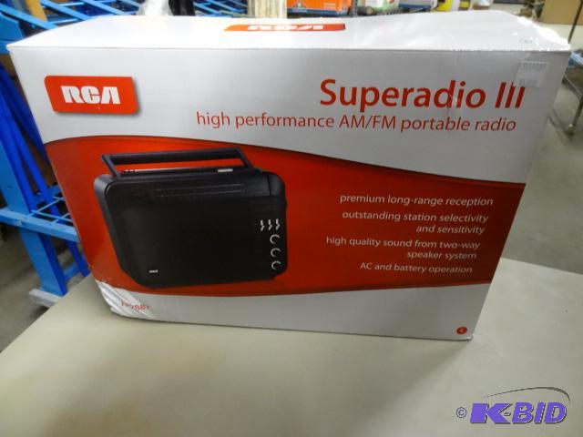 New RCA brand super audio III portable AM FM ...
