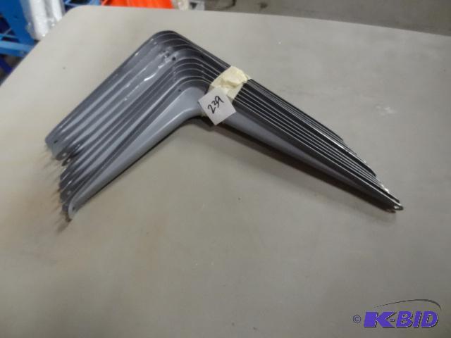 New qty 10 Stanley brand angle brackets 8 in ...