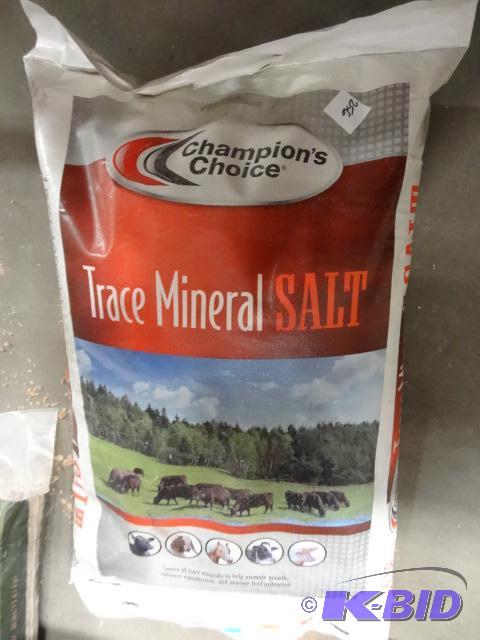 New bag of Champions Choice Trace mineral sal...