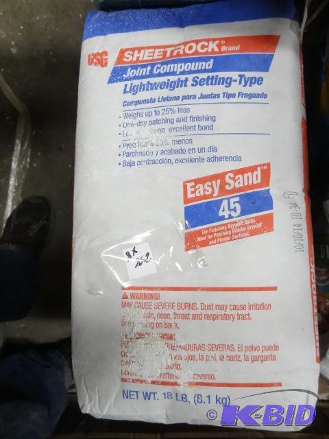 New qty 8 bags of Sheetrockbrand joint compou...