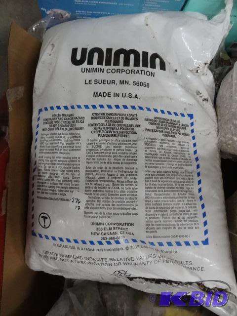 New approx 200 lbs of Unimin Granunsil crushe...