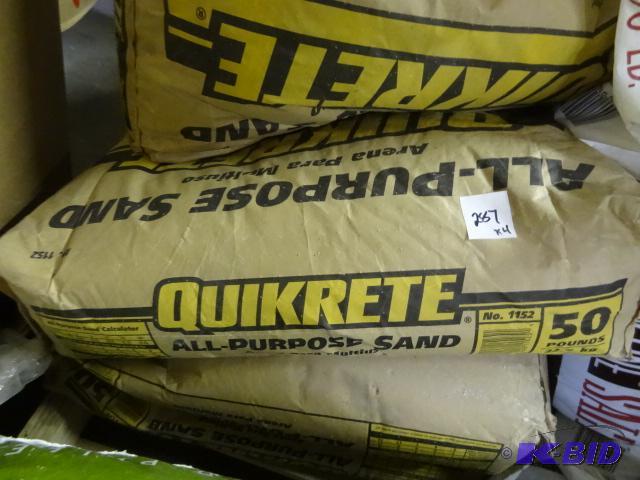 New qty 4 bags of quikrete brand all purpose ...