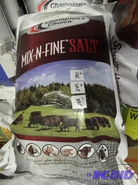New bag of Champions Choice mix  N  Fine salt...