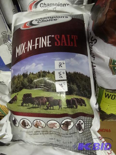 Mew bag of Champions Choice mix  N Fine salt....