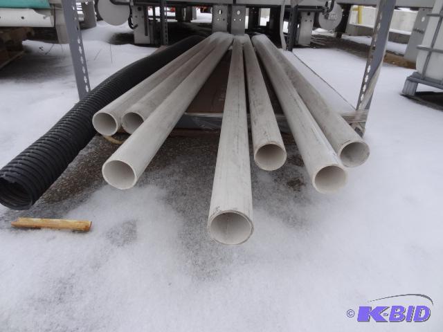 New lot of 3 in PVC pipeing approxs 7 pieces ...