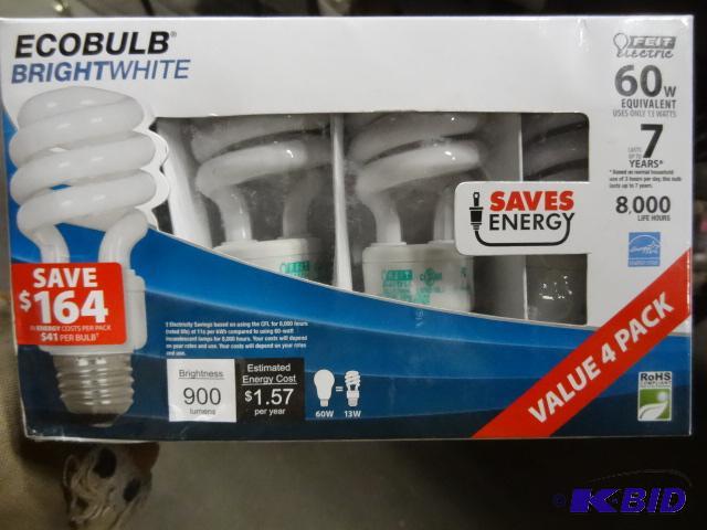 New Qty 4 packs of Feit Electric brand Eco bu...