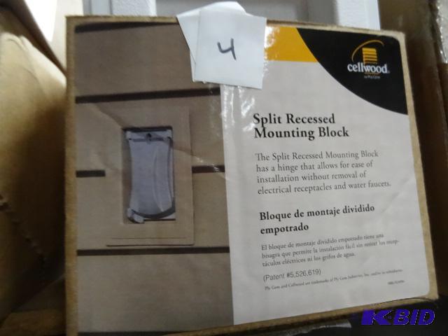 New lot qty 10 Cellwood brand split recessed ...