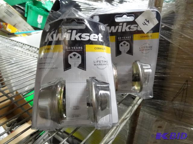 New Qty 2 Kwikset brand Deadbolt door locks. ...
