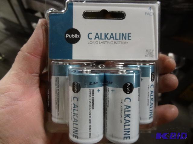New Qty 3 - 4 Packs of C size batteries. 12 b...