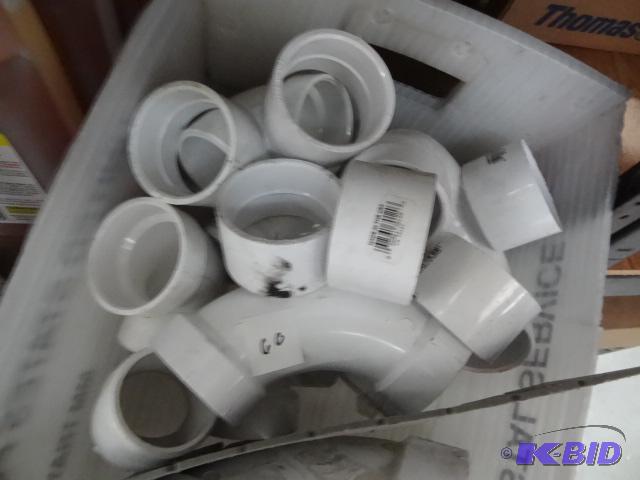 New large lot of 2in PVC pipe fittings. Many ...