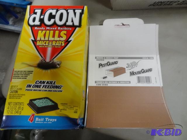 New pest control lot includes 4 pack of D-Con...