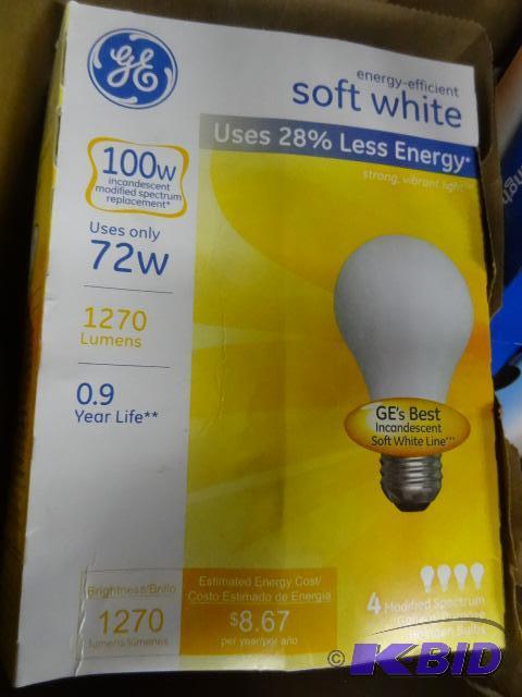 New lot of approx 20 GE brand energy efficien...