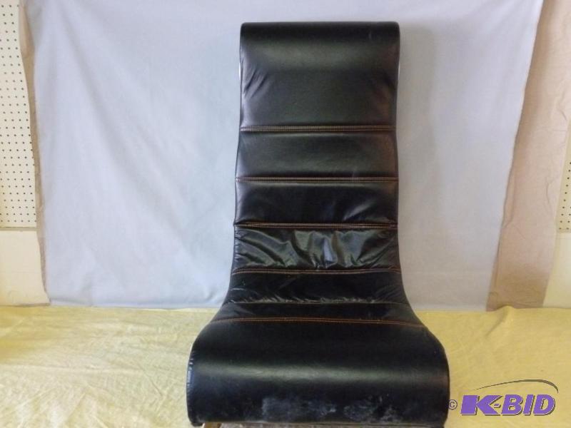 lot 14 image: Large X-Rocker video game speaker chair....