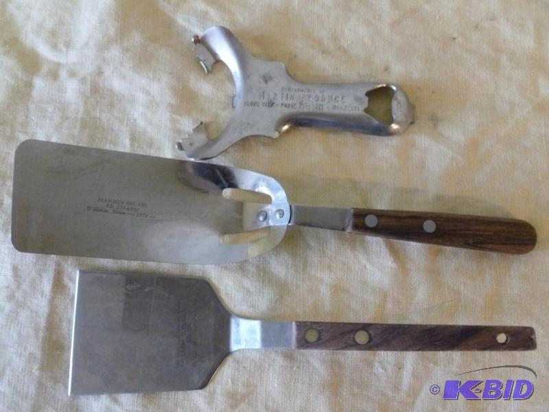 lot 155 image: Lot of three vintage advertisement kitchen it...