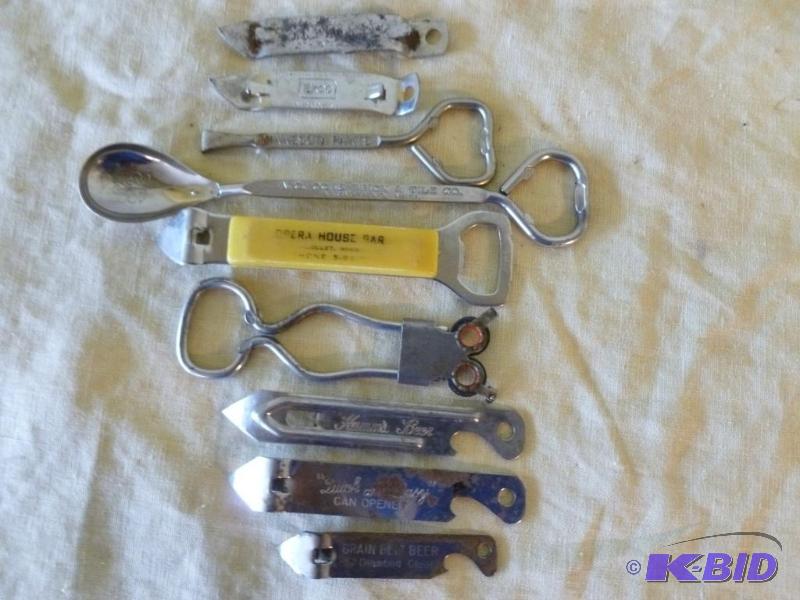 lot 156 image: Large lot of vintage bottle openers....