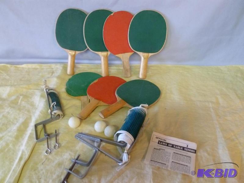 lot 159 image: Ping Pong game set....