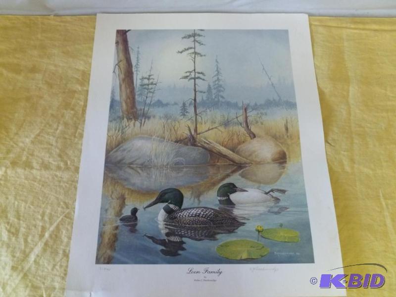 lot 17 image: Walter Breckenridge " Loon Family "...