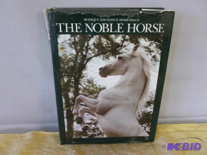 lot 187 image: Large Hardcover Book - The Noble Horse - 1987...
