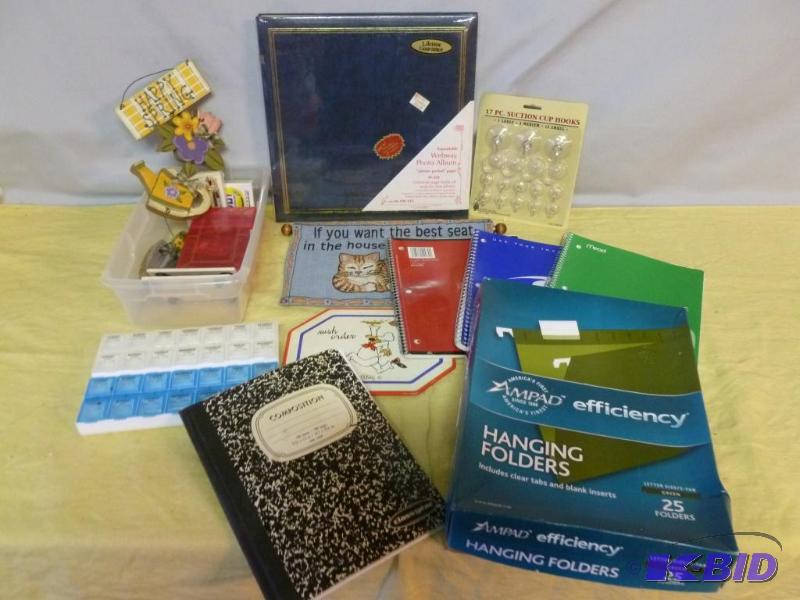 lot 216 image: Large lot that includes a brand new photo alb...