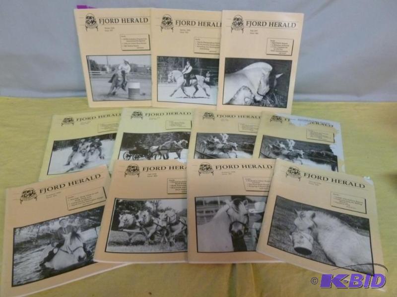 lot 223 image: Large lot of Norwegian Fjord Herald magazines...