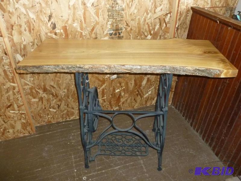 lot 6 image: Beautiful custom made mill cut plank board an...