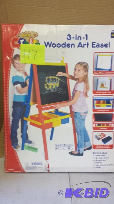 3 in 1 Wooden Art Easel