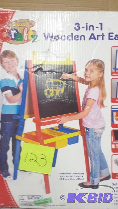 3 in 1 Wooden Art Easel