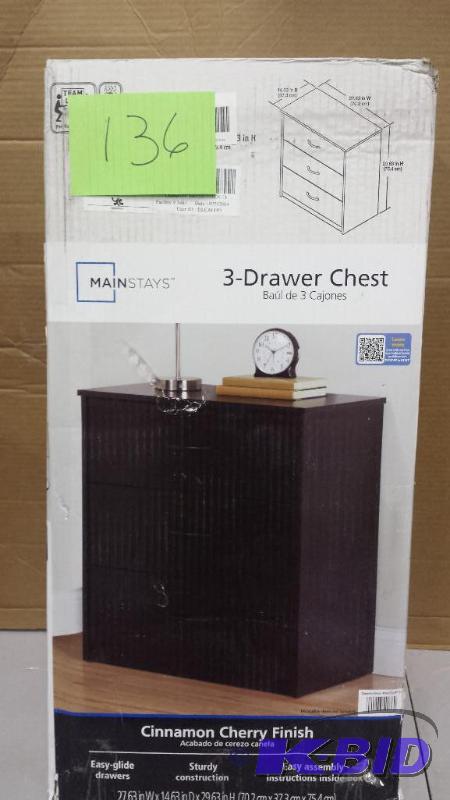 Mainstay 3 drawer Chest